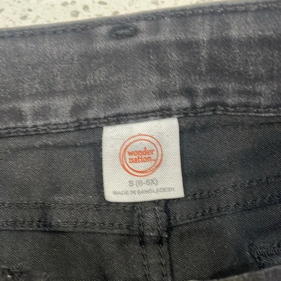 Wonder Nation girls Blue and Black Denim Mini Skirts size 6/6X - Picture 6 of 10